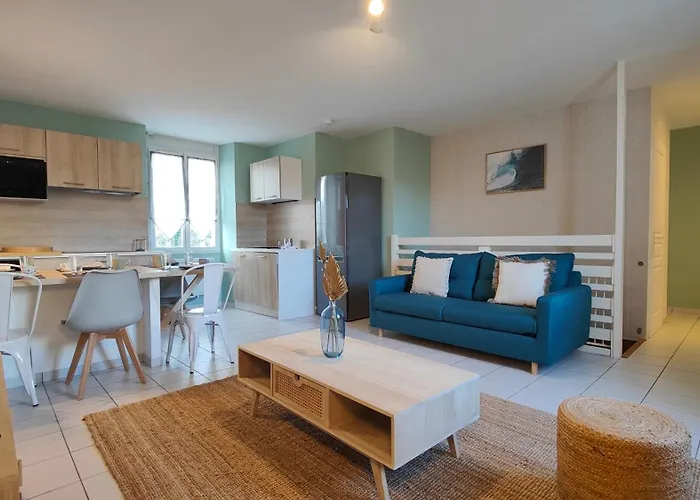 Appartement Centre-Ville Proche Lac, Ocean, Vignes