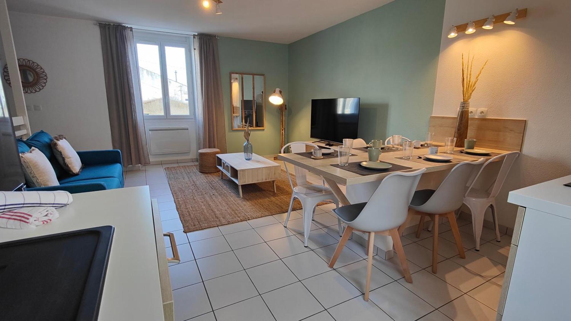 Appartement Centre-ville Proche Lac, Ocean, Vignes